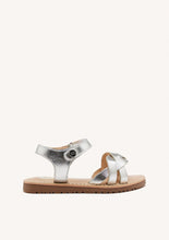 Load image into Gallery viewer, Sandal Braided Silver &amp; Rose Gold

