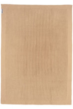 Load image into Gallery viewer, Blanket 75*100 Knit Herringbone Sand

