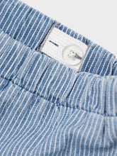 Load image into Gallery viewer, Jeans Short Stripes &amp; Ruffles
