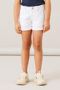 Short Twill Bright White