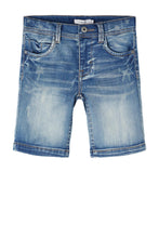 Load image into Gallery viewer, Jeans Short Slim Fit denim
