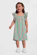 Load image into Gallery viewer, Dress Capsleeve Stripes
