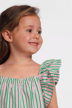 Load image into Gallery viewer, Dress Capsleeve Stripes

