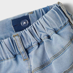 Jeans Short Light Blue Denim