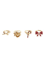 Load image into Gallery viewer, Ring Christmas 4 pcs
