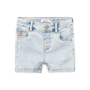 Jeans Short Denim Indigo Dyed