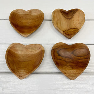 Bowl Wood Heart, 2 colors