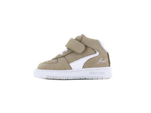 Baby Proof High Leather Sneaker Taupe - BABY-PROOF®
