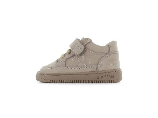 Baby Proof High Leather Sneaker Taupe - BABY-PROOF®