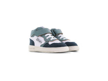 Load image into Gallery viewer, Baby Proof High Leather Sneaker Blue/Silver - BABY-PROOF®
