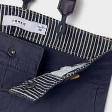Load image into Gallery viewer, Pants Chino Classic with Braces Dark Sapphire
