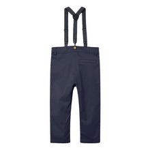 Load image into Gallery viewer, Pants Chino Classic with Braces Dark Sapphire
