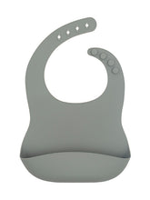 Load image into Gallery viewer, Bib Silicone Storm Grey
