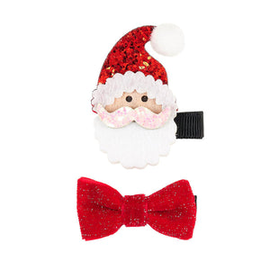 Hairclip Santa 2 pc