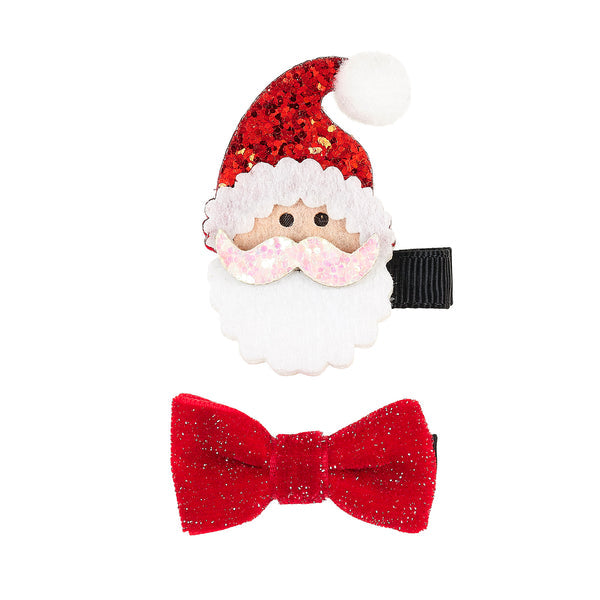 Hairclip Santa 2 pc