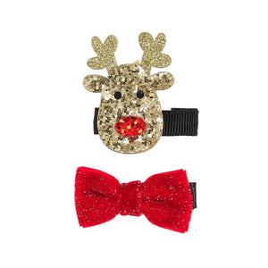 Hairclip Reindeer 2 pc