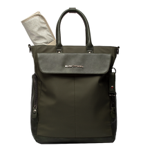 Load image into Gallery viewer, Nursery Backpack Tulum Rainstop Green
