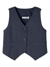 Load image into Gallery viewer, Waistcoat Linen Look, 2 colors
