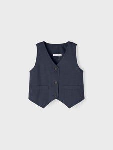 Waistcoat Linen Look, 2 colors