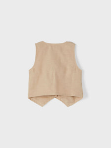 Waistcoat Linen Look, 2 colors