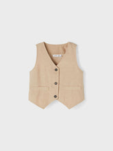 Load image into Gallery viewer, Waistcoat Linen Look, 2 colors
