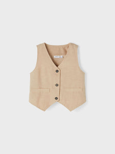 Waistcoat Linen Look, 2 colors