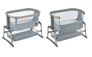 Bedside Sleeper Iora AIR ECO Beyond Grey - Co Sleeper