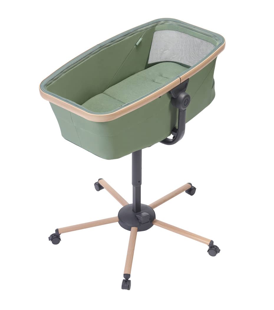 All-in-One Bassinet PLUS Mealkit, Recliner & High Chair Alba Beyond Green