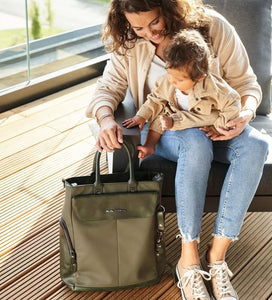 Nursery Backpack Tulum Rainstop Green