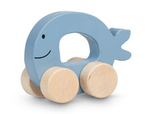 Load image into Gallery viewer, Wooden Car Sea Animal Blue
