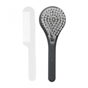 Brush & Comb Set Dark Grey