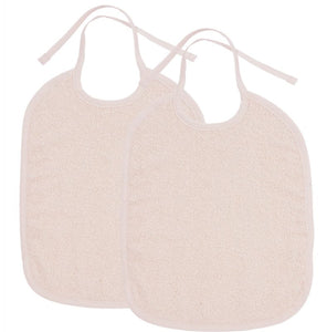 Bib Basic Terry Soft Pink, 2 pack