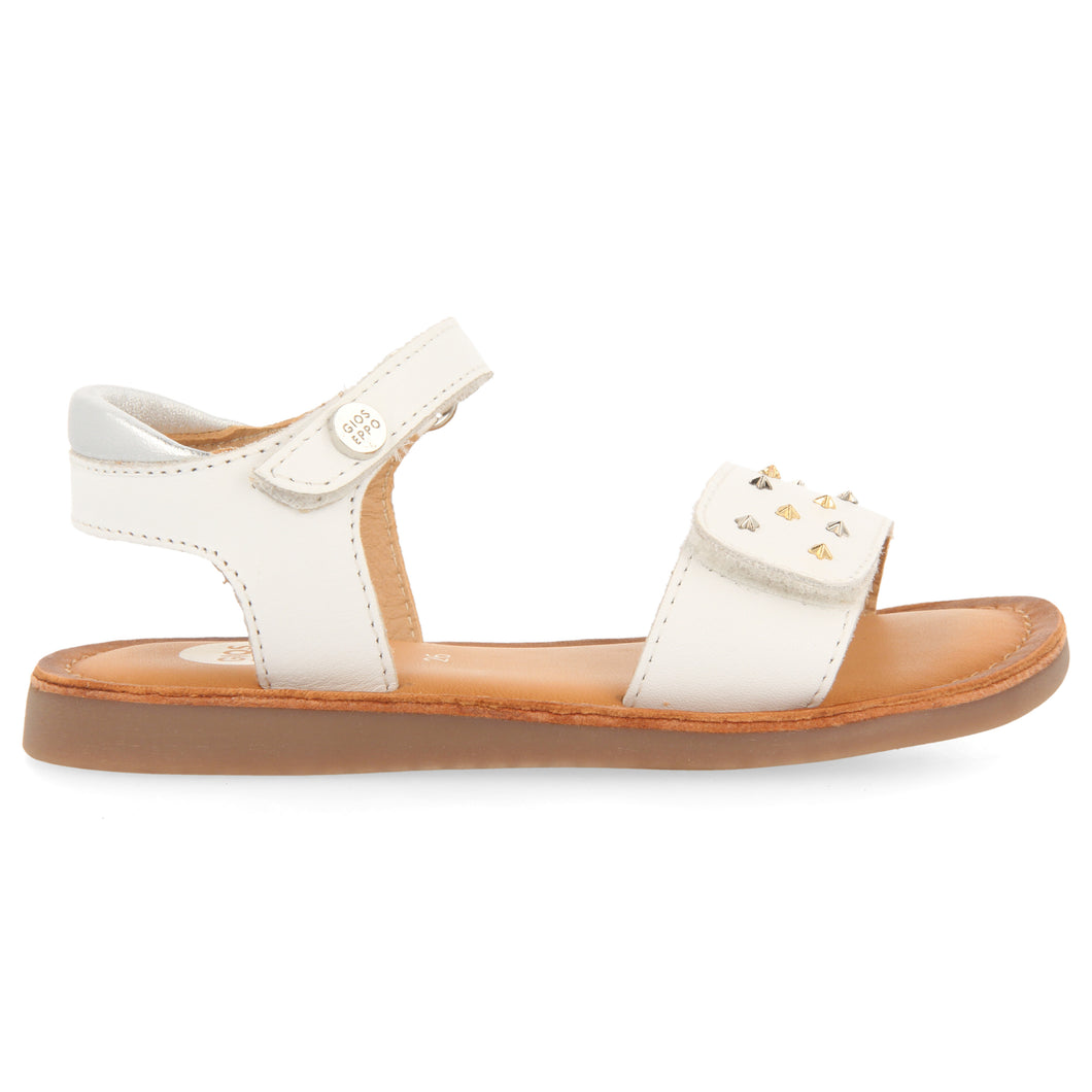 Sandal White & Gold Stars