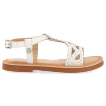 Load image into Gallery viewer, Sandal Braided White
