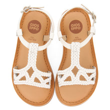 Load image into Gallery viewer, Sandal Braided White
