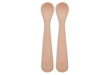 Load image into Gallery viewer, Spoon Silicone Pale Pink 2 pack
