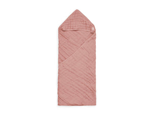 Hooded Towel 75x75 Wrinkled Cotton Rosewood