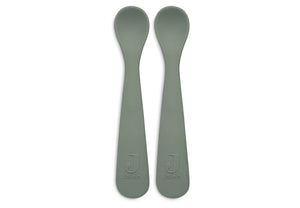 Spoon Silicone Ash Green 2 pack