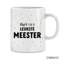 Load image into Gallery viewer, Mok Van de Leukste Meester / Mug
