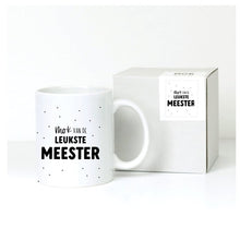 Load image into Gallery viewer, Mok Van de Leukste Meester / Mug
