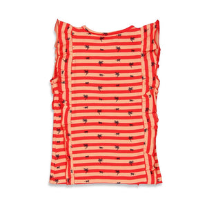 Shirt Stripe Papaya Punch