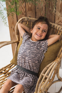 Dress Plisse Tiger