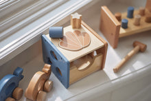 Load image into Gallery viewer, Wooden Shape Sorter Blue
