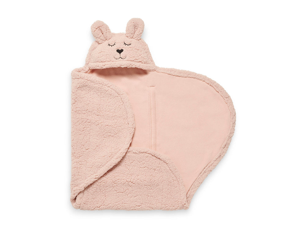 Wrap Blanket Bunny Pale Pink