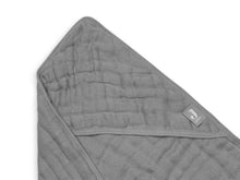 Load image into Gallery viewer, Hooded Towel 75x75 Wrinkled Cotton Storm Grey
