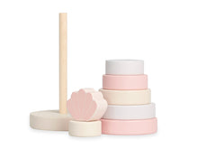 Load image into Gallery viewer, Wooden Stacking Tower Pink
