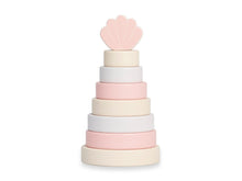 Load image into Gallery viewer, Wooden Stacking Tower Pink
