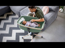 Load and play video in Gallery viewer, All-in-One Bassinet, Recliner &amp; High Chair Alba MEALKIT Beyond Graphite
