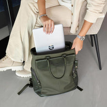Load image into Gallery viewer, Nursery Backpack Tulum Rainstop Green
