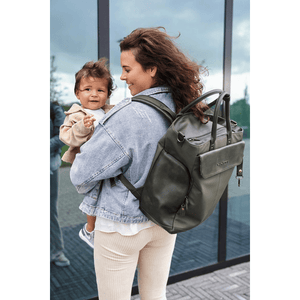 Nursery Backpack Tulum Rainstop Green
